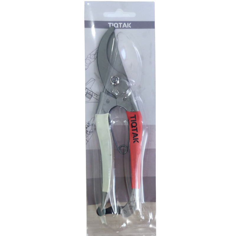 TIQTAK Pruning Shears, Garden Secateurs, 8" Professional, Garden Scissors, Gardening Shears, Garden Clippers, Bypass Pruners, Garden Shears Pruning, Pruning Scissors, Garden Tools, Garden Supplies