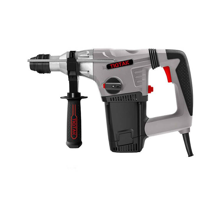 TIQTAK Professional 28mm Heavy Rotary Concrete Jack Hammer Machine Vibration Control Soft Grip Hammer Drilling Machine