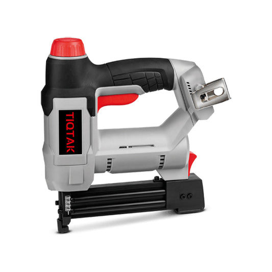 TIQTAK 20v Air Brad Nailer Bare Tools 18ga Soft Grip 2 in 1 with Color Box and Led Light